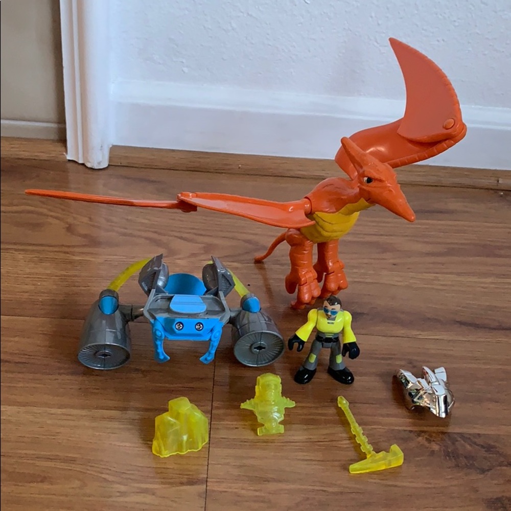 Fisher Price Imaginext Dinosaur Rider With Figure